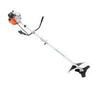 Débroussailleuse à essence 42,7 cc 4 temps avec 3 têtes interchangeables, débroussailleuse à gaz avec poignée en U et sangle d'épaule - 6500 tr/min, réservoir de carburant de 1,2 L, pour brosse de