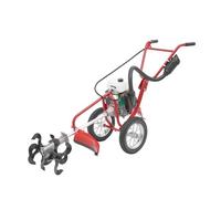 Débroussailleuse à essence 63 cm³ 4 temps 4 CV avec roues 10 cm de | Motobineuse compacte 4 temps avec 4 CV, 63 cm³ et environ Profondeur de travail de 10 cm pour jardin, parterre