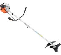 Débroussailleuse à essence et coupe-bordures - Multifonction 2 temps - 42,7 cm³ - Démarreur à câble - Refroidissement par air - Pour pelouse et broussailles - Orange