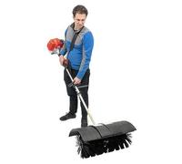 Débroussailleuse essence 2 temps, moteur essence de 2,3 chevaux et 52 cm³. Balai, souffleuse à neige, brosse, adapté pour les allées, les jardins, les pelouses et les boulevards. Machine de nettoyage,