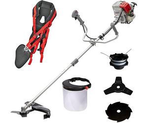 Débroussailleuse essence IBF 31-4, avec un ensemble d'accessoires complet, 31 cm, 0,7 kW | Inclut : lames à 3 dents et à 8 dents, bobine, harnais professionnel et carter de protection, moteur 4 temps