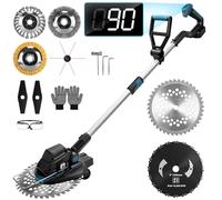 Débroussailleuse sans Fil 1200 W Compatible avec Batteries Makita 18 V | Débroussailleuse sans Fil 7 en 1 avec Brosse Anti-Mauvaises Herbes | 16800 TR/Min Débroussailleuse électrique sans balais avec