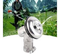 Débroussailleuse Tête D'engrenage, Taille 26 Mm, Aluminium Durable (9 | Matériau en alliage d\'aluminium, Robuste et durable, Antirouille, Compatible avec 7 ou 9 dents, Conçu pour les tondeuses à