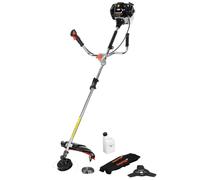 Débroussailleuse Thermique Dnipro-M 52S, 51,7cm³, avec Fil de Coupe Ø 450mm | Coupe les broussailles et les ronces jusqu’à 30 mm │ Système antivibrations, harnais type sac à dos │ Réservoir de 900 ml