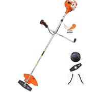Débroussailleuse Thermique RURIS RR240 BRAVO 1 CV - Moteur 2T 24cc 3 8 kg Arbre Flexible Coupe 255 mm Ecran Digital Harnais
