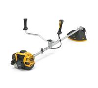 STIGA BC 740 B Débroussailleuse à Essence - Moteur 35,3 cm³, Largeur de Coupe 43 cm, Guidon Type vélo, Double Harnais d'épaule, Jaune