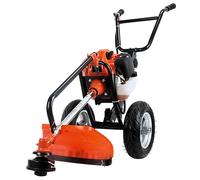 Débroussailleuse tondeuse à gazon à roues DEMON | Moteur 2 temps | Refroidissement par air | 1,9 ch | Vitesse de rotation Max 9500 tr/min | Plage de coupe de fil 42 cm