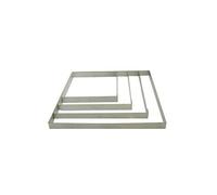 DeBuyer - Cercle à tartes carré en inox, Longueur 20 cm