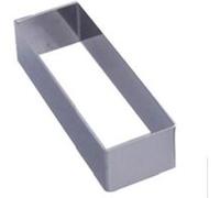 DeBuyer - Cercle Forme inox - Rectangle angles vifs : Longueur 12 cm G