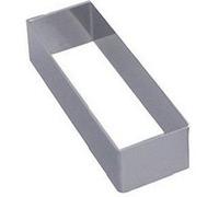 DeBuyer - Cercle Forme inox - Rectangle angles vifs : Longueur 16 cm G