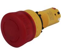 DECA CP2E-LVE01Q4R Déverrouillage durgence, Bouton darrêt 24 V DC/AC 8 A IP66 1 pc(s)