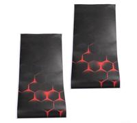 Décalcomanie Pilier B pour voiture 2x pour Nid d'Abeille 50cm(B) | Lot de 2 , dimensions 50x25cm, couvre entièrement le pilier B, aspect pour sportif immédiat