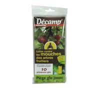 DECAM RADICAL 10309 - Piège à Glu Mouche d'Arbre Fruitier - 10 Pièces