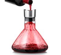 Décanteur à Vin avec Aérateur, Carafe à Vin Anti-Goutte | Décanteur à Vin Rouge avec Filtre, Cadeau Raffiné pour Connaisseurs et Beaux-parents, 1600 ml (Pleine Capacité)