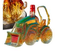 Décanteur de tracteur, bouteille d'alcool avec tracteur 3D pour fêtes - En verre pour rangement et décoration de carafes pour hommes, femmes, bar, , vitrine, amateurs de boissons