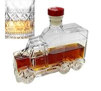 Décanteur de vin Bouchon décoratif vintage intéressant pour liqueur de | Bouteille de whisky demi-camion champagne décorative pour maison, cuisine, mariage, brunch, réceptions,