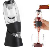 Décanteur et aérateur à vin en verre - Noir