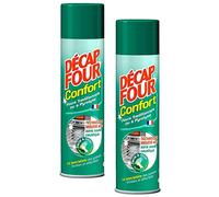 Decap Four Lot de 2 Aérosols 500 ml Nettoyant Ménager pour Fours traditionnels ou à Pyrolyse Mousse