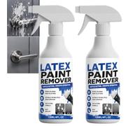 Décapant de peinture, spray de décapant de peinture au latex à action rapide, de vernis pour le bois, fonctionne sur plusieurs surfaces dures, les carreaux de verre en métal (2pcs)
