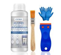 Décapant Intensif, Décapant Peinture, Décape Lasure,Décapant Peinture Metal | 150g Peinture, Décapant de Peinture avec Pinceaux, ÉLimination Puissante de la Vieille Peinture, Agit sur Bois, Fer et Métaux