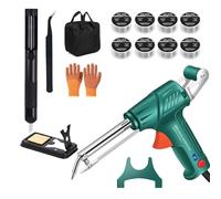 Décapeur laser,soudure laser multifonction,soudeur laser portable,dérouilleur laser,soudeuse laser pour métaux inclut 8 bobines de fil à souder soudage,dérouillage,découpe (Vert, Chaleur intérieure)