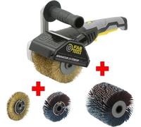 Décapeur Renovateur Extérieur FARTOOLS REX120C, Brosse Métallique de Précision, Brosse à Lanières Abrasives