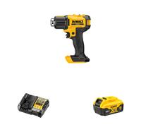 Décapeur Thermique 18V DCE530N-XJ + 1 batterie 18V 5 Ah + 1 chargeur DCB1104-QW DEWALT