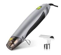 Décapeur Thermique Professionnel 200W/400W WORKPRO, Pistolet à Air Chaud 300/500, Température Réglable, Échauffement Rapide de 1,5 S, Protection de Surcharge, avec Buse Anti-brûlure