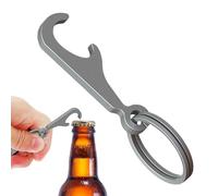 Décapsuleur avec porte-clés, décapsuleur avec porte-clés multifonction | Ouvre-bouteille en métal Porte e voyage pour boissons à bière Sodabli