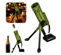 Décapsuleur Bière Mortier 51 mm, Décapsuleur de Bière Amusant pour Bière Corona, Ouvre Bouteille Style Fusée Canon Tactique, Mains Libres, Mortier Ouvre-Bouteille pour maison bars, Fêtes