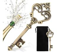 Décapsuleur n Forme de Cœur, Bière Décapsuleur, avec Sac Cadeau, Cadeau pour Hommes, Femmes, Compagnon, Amateurs de Bière, Ouvre-bouteille Cadeaux de Anniversaire, Fête des Pères, Noël, Bronze