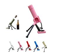 Décapsuleur de Bière en Forme de Mortier, Diamètre de 51 mm, Lanceur de Capsules avec Ouverture à Pression, Ouvre-Bouteille Original pour Bar Maison Bureau Salle de Jeux (Rose)