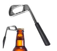 Décapsuleur de club de golf - Outil de bar en métal massif, ouvre-bouteille créatif, poignée compacte, en de haute qualité | Parfait gadget de fête simple, confortable et