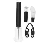 Décapsuleur de vin à pression d'air - Tire-bouchon à aiguille avec aérateur - Kit d'ouvre-bouteille de vin de voyage pour bar, fête, cuisine, pique-nique, camping, restaurant, vacances | Outil pour