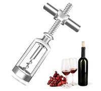 Décapsuleur en alliage de zinc, tire-bouchon, tire-bouchon en forme de cloche, tire-bouchon élégant, tire-bouchon à spirale, outil de sommelier, décapsuleur professionnel pour le vin et le prosecco, d
