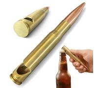 Décapsuleur en forme de cartouche calibre 50 - Métal - 13,8 cm de longueur - Décapsuleur de bière