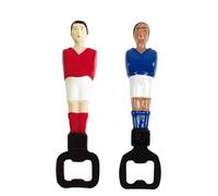 Décapsuleur Joueur de Babyfoot Couleur Rouge ou Bleu Modèle Compact et Original Accessoire Apéro Fun et Design