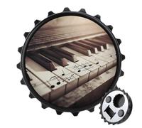 Décapsuleur magnétique avec notes de musique pour réfrigérateur, unique | Aimant de réfrigérateur puissant, décoration d'intérieur amusante, décapsuleur créatif avec attrape-capsules