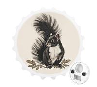 Décapsuleur magnétique Skunk pour réfrigérateur | Aimant de réfrigérateur puissant, décoration d'intérieur amusante, décapsuleur créatif avec récupérateur de bouchons