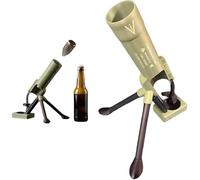 Décapsuleur Mortier Bière,51 Mm,Lanceur De Capsules Tactique Robuste Mains Libres,Design Automatique Mains Libres,Pour La Maison,Le Bar,La Fête (Vert Adapté pour 510ml)