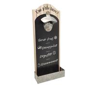 Décapsuleur mural - Bois - 12x4x30 cm - Contemporain - Récupérateur de capsules