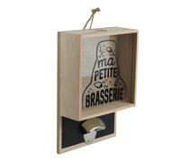 Décapsuleur Mural - COOK CONCEPT - Beige - Avec Bac à Capsules