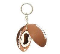 Décapsuleur porte-clés - 6,8 cm magnétique PP Sports Ball Beer Tool avec breloque de sac | Accessoire de retrait de bouchon de boisson multifonction portable | Gadget compact pour voyage, pique-nique