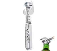 Décapsuleur - Tire-bouchon en acier inoxydable - Décapsuleur multifonction pour bière, cuisine, bar, restaurant, cadeau, maison, réfrigérateur, nourriture, boissons, aides