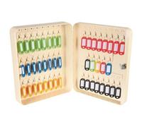 Decayeux - Coffret à clé à crochet fixe Blanc avec intercalaire pour 45 clés