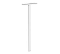 Decayeux Piquet U800 Blanc | Piquet de boîte aux lettres individuelle - Decayeux - Blanc signalisation - Platine amovible - Hauteur 1,10 m