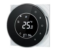 Decdeal Wi-FI Thermostat Programmable Thermostat d'Ambiance Intelligent sans Fil avec Écran LCD Tactile - Noir