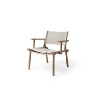 December Fauteuil m. Accoudoirs Chêne Huilé/Toile de Lin