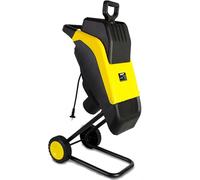 Déchiqueteuse à Bois 2500 W avec boîte de Collecte de 45 l et Sac de Collecte de Feuilles, broyeur de Jardin, broyeur de Jardin électrique, Cordon d'alimentation de 20 m
