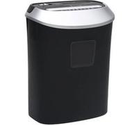 vidaXL Destructeur de documents 10 feuilles coupe croisée noir